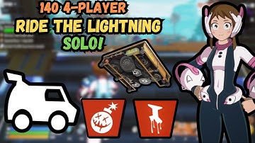 HOW TO EASILY SOLO 140 4-PLAYER RIDE THE LIGHTNING w/ Tough Modifiers! - Fortnite STW