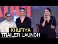 Khufiya Trailer Launch | Tabu &amp; Vishal Bharadwaj | Netflix Movie