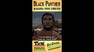 Black Panther: Wakanda Puns Forever - TOON SANDWICH #blackpanther #wakandaforever #marvel #shorts