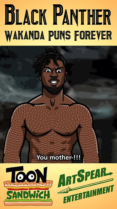 Black Panther: Wakanda Puns Forever - TOON SANDWICH #blackpanther #wakandaforever #marvel #shorts
