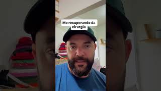 Recuperando da cirurgia de apendicite costurando com Tiago