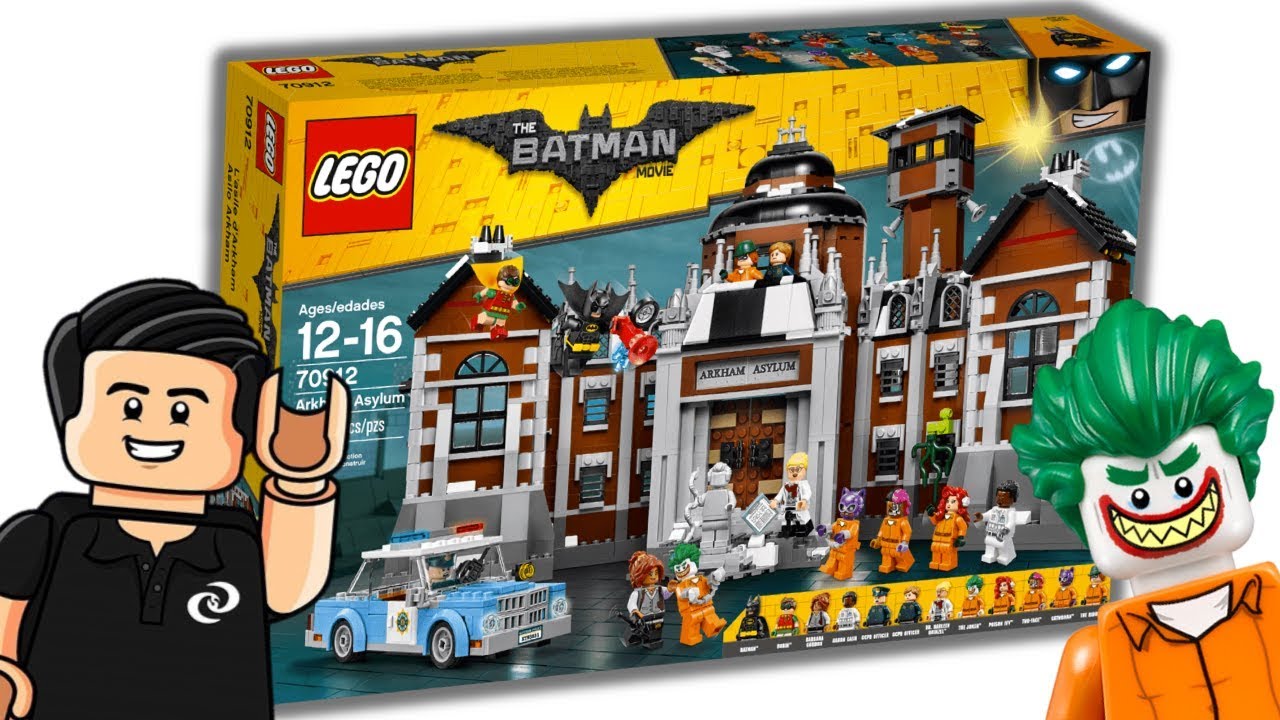 LEGO 70912 Batman Movie ARKHAM ASYLUM Review y Unboxing - YouTube