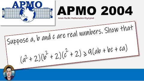 APMO 2004 Just AM-GM Inequality