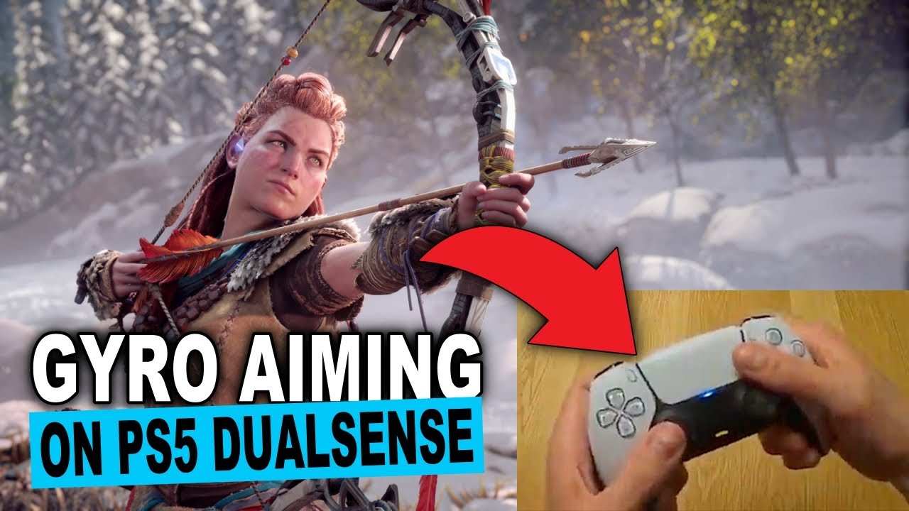 Aim by Moving Controller - Gyro Aiming Option on PS5 DualSense Controller - Horizon Forbidden West