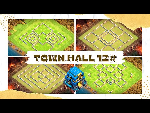 أفضل 30 مخطط تاون 12 لرفع الكؤوس و للحرب مع الرابط في الوصف