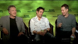 SEVEN PSYCHOPATHS Interview: Colin Farrell, Sam Rockwell and Christopher Walken