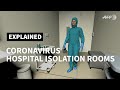 Coronavirus hospital isolation rooms  afp