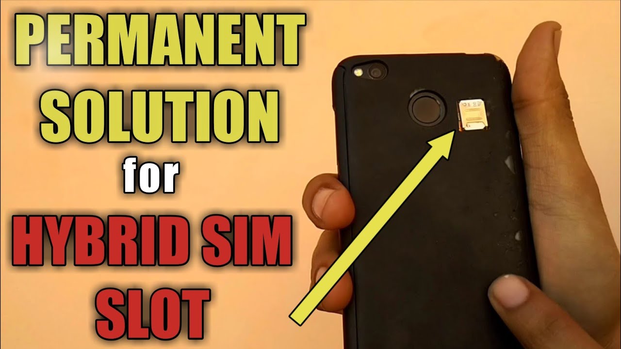 GOT HYBRID SIM SLOT IN PHONE? Use 2 SIM cards + SD card without ...