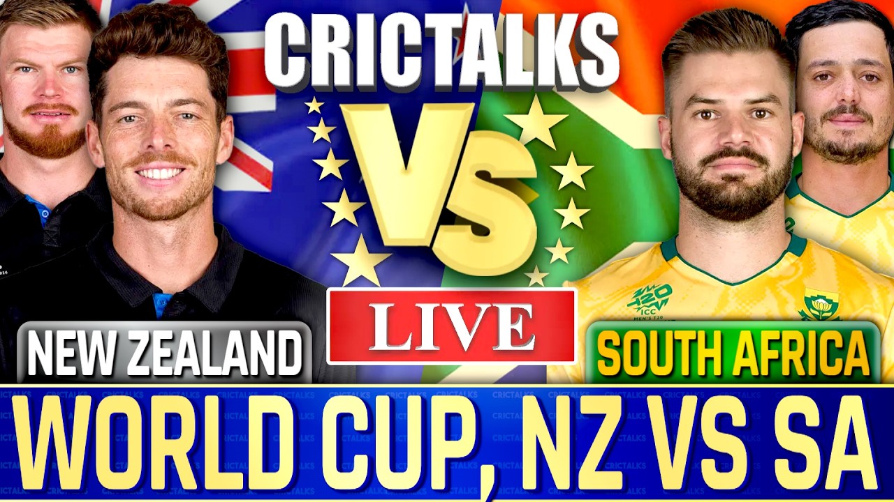 🔴 New Zealand vs South Africa, World Cup, Live Cricket Match Today Scores & Commentary Last 9 Over