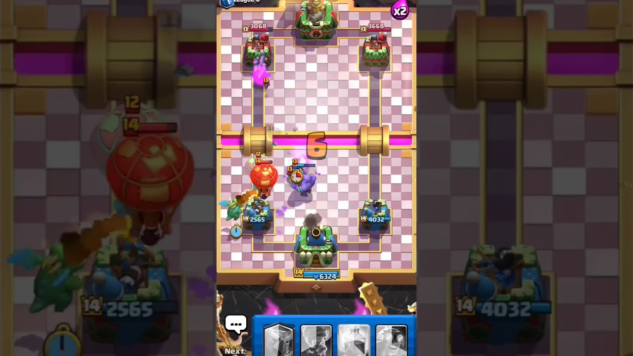 Clash royale attack gameplay II 