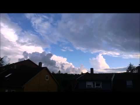 Exploding Cumulus Time-Lapse - Oslo, Norway 14.08.14