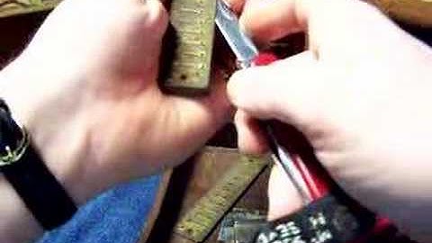 How to take reedplates off a nailed harp, like a Marine Band