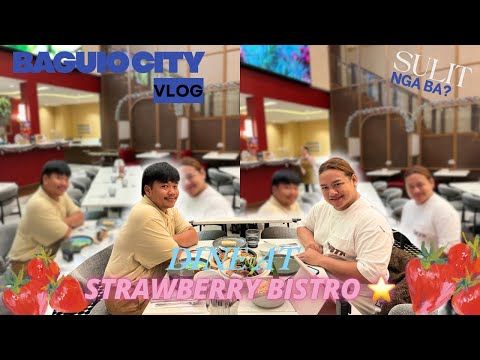 KUMAIN KAME SA STRAWBERRY BISTRO! (PANG MAYAMAN SYA!)