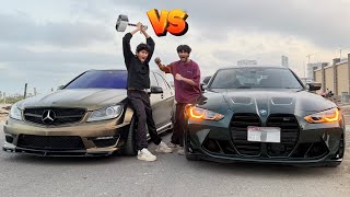 BMW VS MERCEDES DRAG RACE CHALLENGE!
