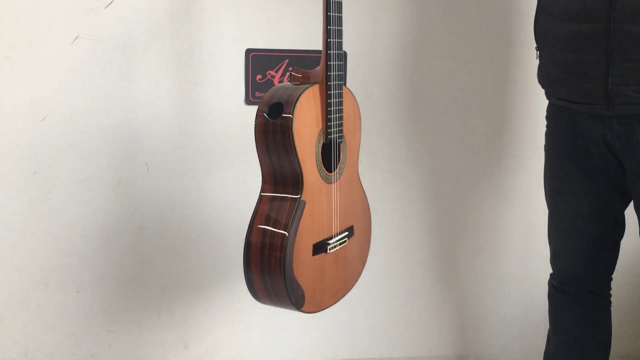 Raised fretboard design Aiersi brand Java ebony Arch Back Smallman