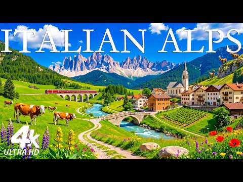 Italian Alps 4K | Majestic Snow - Covered Peaks & Italy's Most Spectacular Landscapes