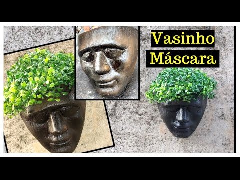 DIY- RECICLE SEMPRE ! Como Fazer Vaso Máscara