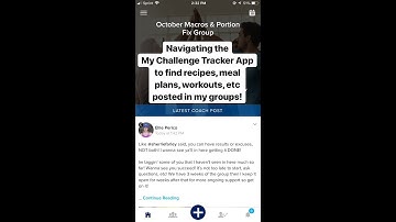 How to Navigate the My Challenge Tracker App