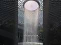 Jewel Changi Airport in 4K ✨ Rain Vortex, Crowds & Energy | #shorts #singapore #travel #viral