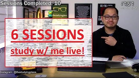 study with me live POMODORO 60/10 6 Sessions. USMLE Step 1 COMLEX Level 1