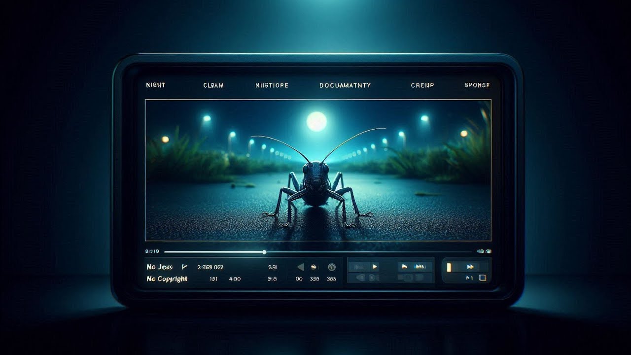 Night Calm Background Crickets SFX | Soft Insect Sound (2.24 Seconds) | No Copyright  