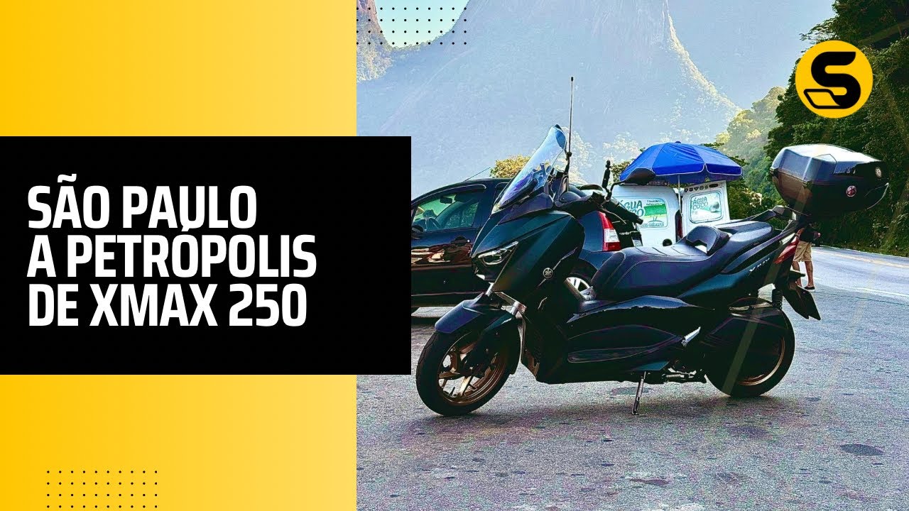 Viajei de SP até Petrópolis/RJ de Yamaha XMAX 250