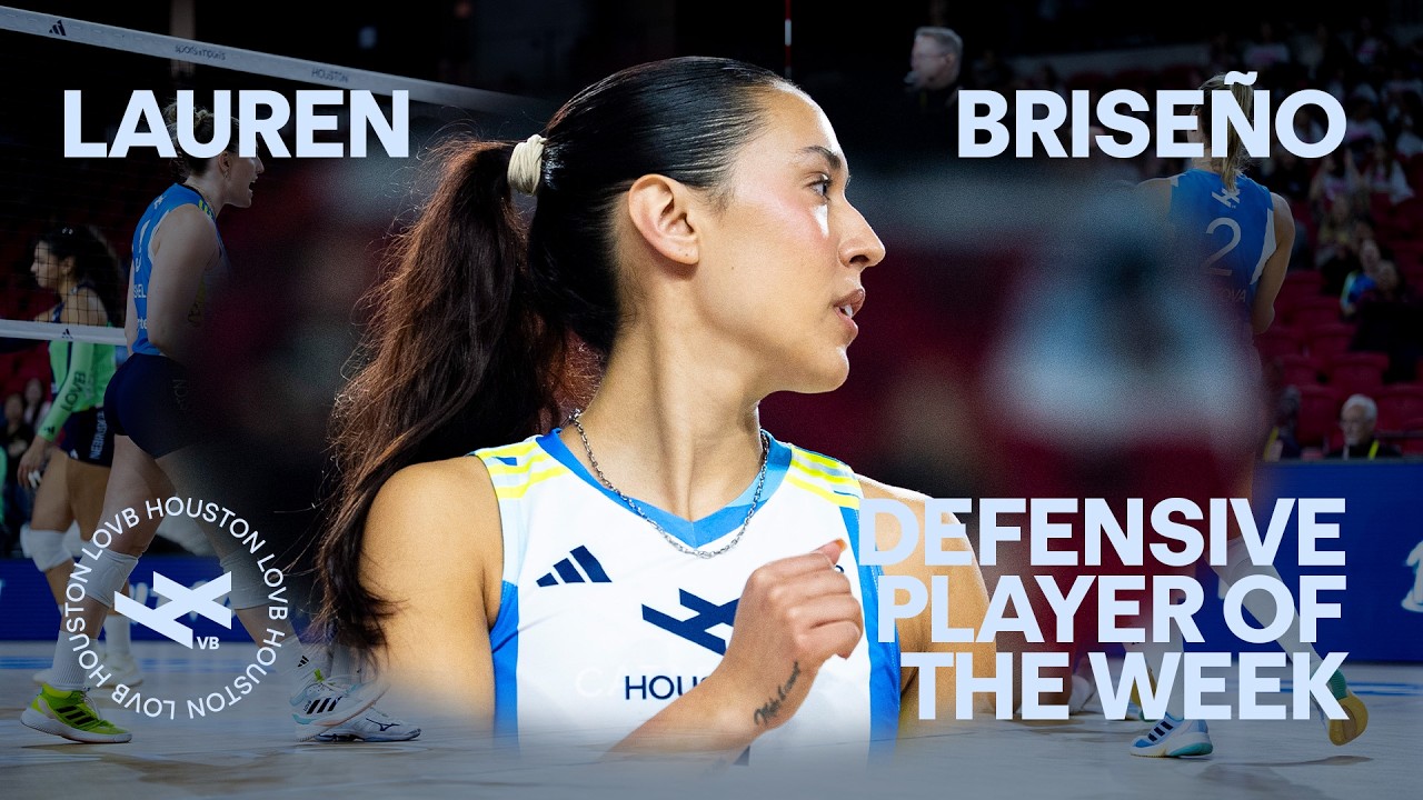 Lauren Briseño earns Week 6 Defensive Player of the Week | LOVB Houston