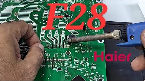 Haier Dc inverter ac F28 error code outdoor pcb Dc inverter ac pcb training center Babar Electronics