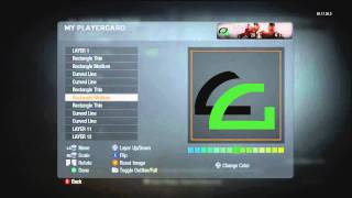 Black Ops: How to make OpTic Gaming LOGO