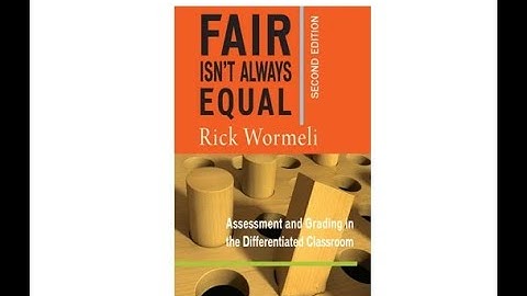 Fall 2024 Grading: Accurately, Ethically, Equitably with Rick Wormeli Part 6