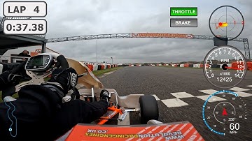Lydd Kart Circuit - Rotax Fastest Lap 37.38s - 11 Oct 23 - Komet K2H - GoPro Hero10 4k50fps Dashware