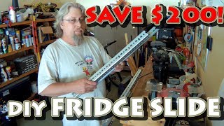 DIY Refrigerator Slide For Portable Refrigerator Freezers Like Dometic For Your RV Camper Or Van