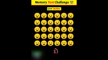 Memory Test || Riddles And Puzzles For Iq Test || part 1 #shorts  #quiztime