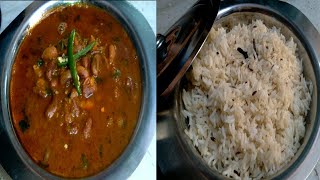 Rajma with jeera rice  no onion no garlic  | राजमा,चावल बनाने की  विधि  | veena recipe book |