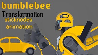 Transformers Bumblebee transformation (sticknodes animation short)