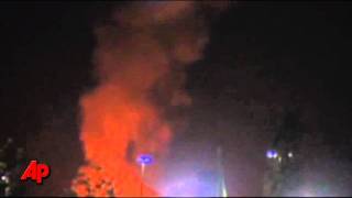 Raw Video: NATO Resumes Airstrikes on Tripoli