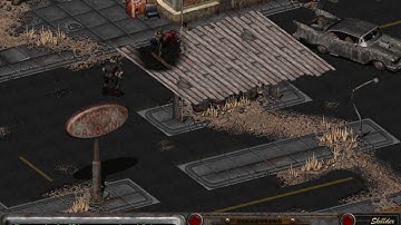 Fallout 2: Killing Chris before he warns the base! (Navarro)