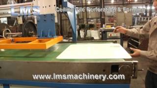 LMS 60cm perforated metal ceiling panel production line