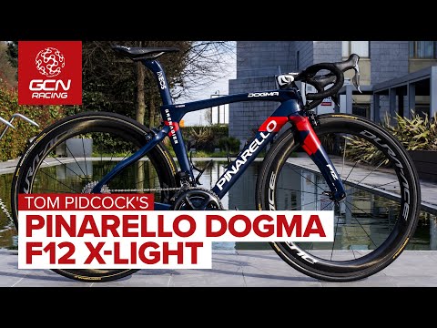 fængsel Opdage Hæl Tom Pidcock's Pinarello Dogma F12 X Light | British Talent's Classic  Winning Race Bike - YouTube
