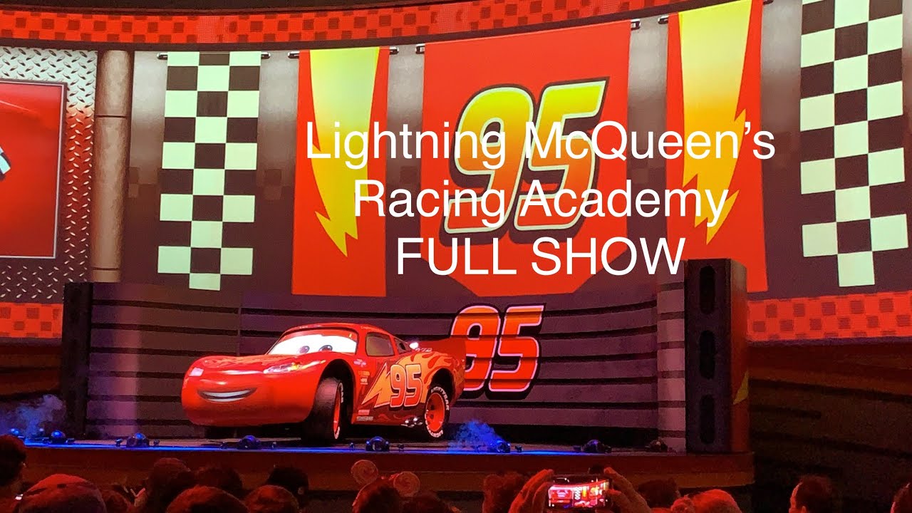 FULL OPENING DAY SHOW Lightning McQueen's Racing Academy - Disney's  Hollywood Studios 