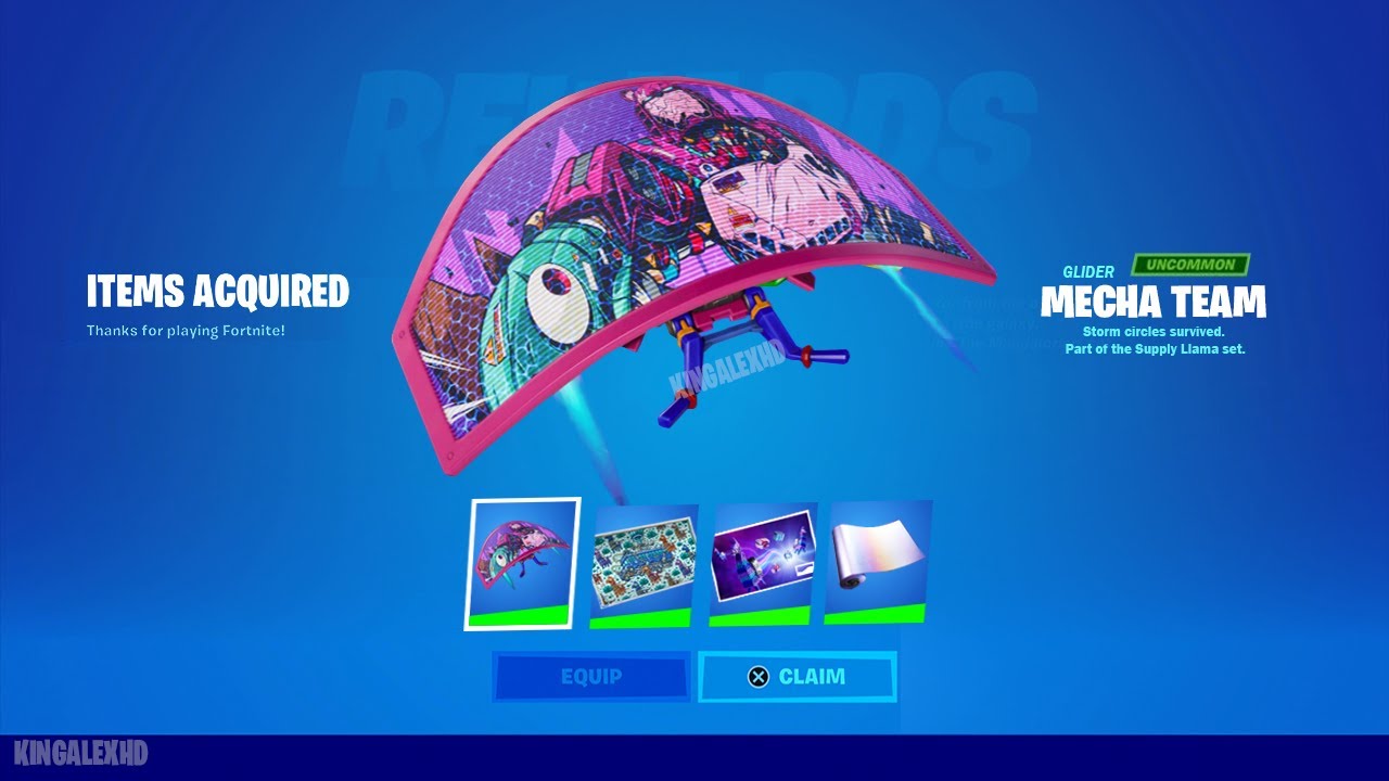 Download How To COMPLETE ALL SUPPLY LLAMA CHALLENGES in Fortnite! (Free Mecha Team Glider Rewards Quests)