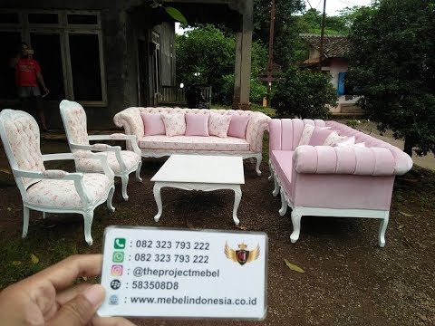  Set  Meja  Kursi Sofa Ruang Tamu  Minimalis Modern Mewah Kain 