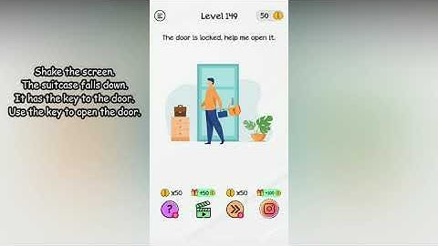 Braindom Level 149 The door is locked help meopen it.