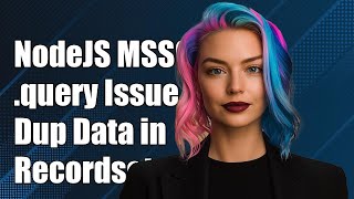 NodeJS MSSQL .query Issue: Duplicate Data in Recordsets Explained