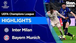 Thumbnail for Inter Milan v Bayern Munich Highlights | 2024/25 | UEFA Champions League