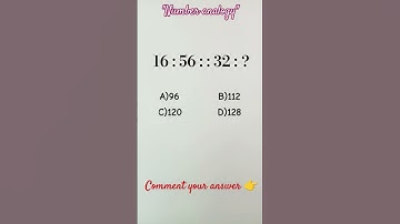 Number analogy reasoning learning reasoning tricks #maths #ssc #shorts