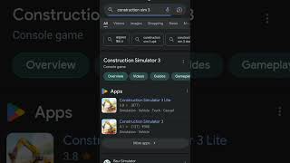 how to download construction sim 3 and cs 3  lite in mobile 💝 screenshot 2