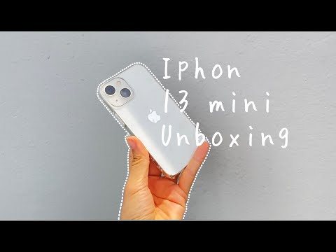 💜얼렁뚱땅 천방지축❤️iphone 13 mini📱 unboxing🤦🏻‍♀️/아이폰언박싱/주인님과함께하는🐈🧡/다신안해언박싱🔥