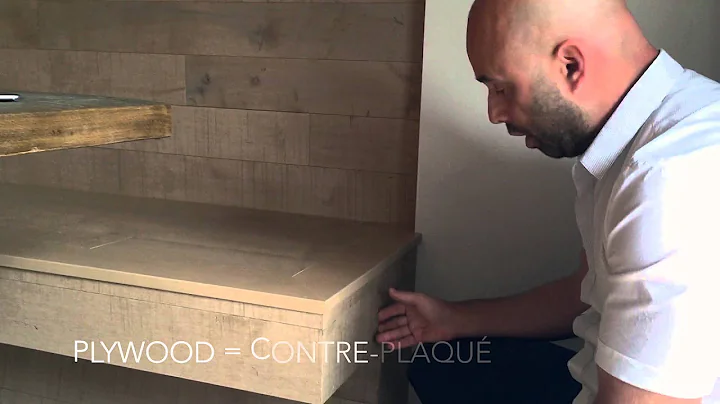 Banquette de bois franc Preverco avec Daniel Corbin