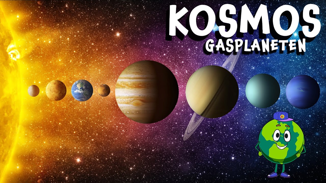 Kosmos für Kinder 🚀 - Gasplaneten 🪐 - Kinderfilm